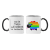 Taza Oveja Arcoiris negra