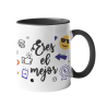 Taza Eres el mejor negra