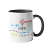 Taza Gracias por estar siempre disponible y con mucha cobertura negra