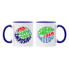 Taza No hay nada imposible azul