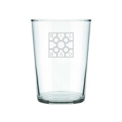 Vaso sidra personalizado con baldosa de bilbao