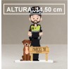 Figura personalizada policia y perro