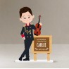Figura tarta personalizada Comunión con violin