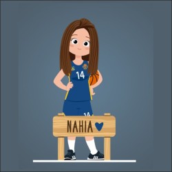 Figura personalizada baloncesto