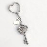 Llavero llave de mi corazón con candado